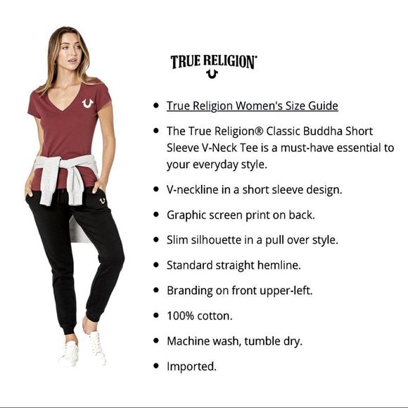 True Religion Classic Buddha Short Sleeve Shirt - Picture 2 of 2